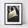 Padlock-frame-print-art