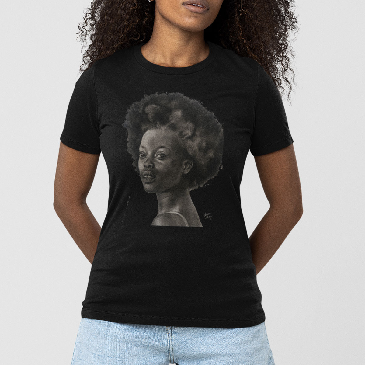 Afro Lady T-Shirt