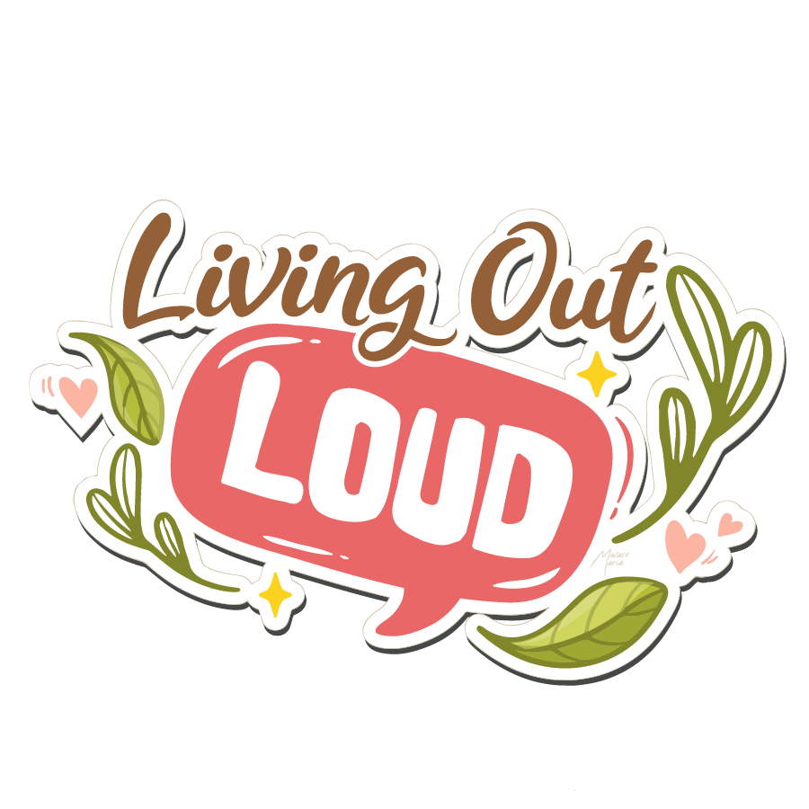 Living out Loud Sticker Sapatuu