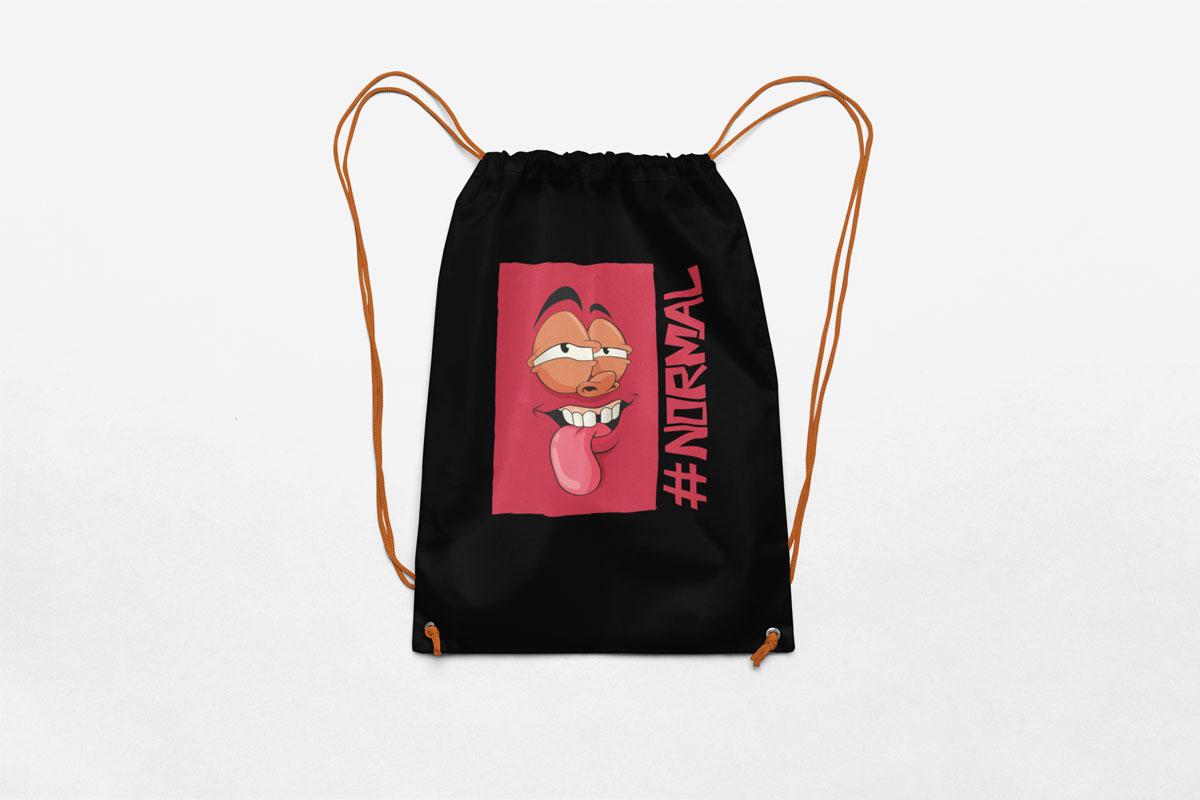 Normal  Drawstring bag