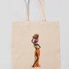 african-woman-totebag-cream