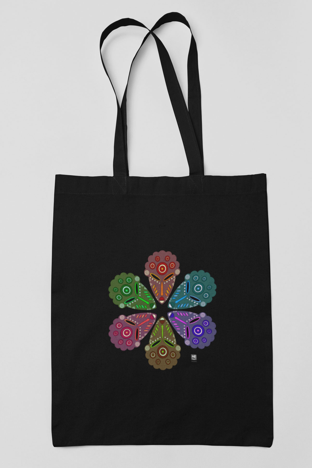 Spiral faces  Tote bag