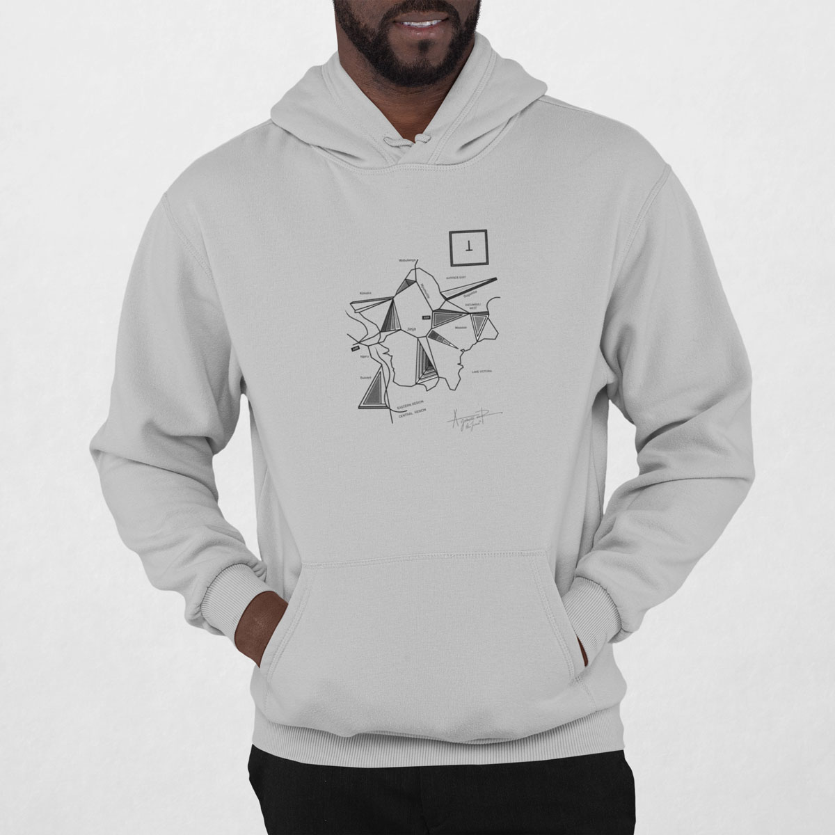 Abstract Jinja Hoodie