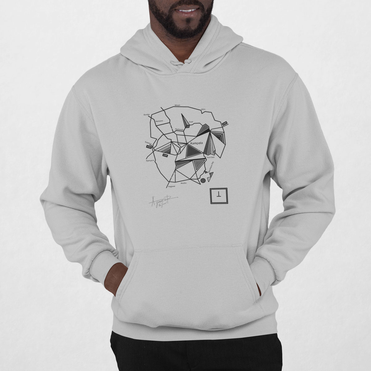 Abstract Kampala Hoodie