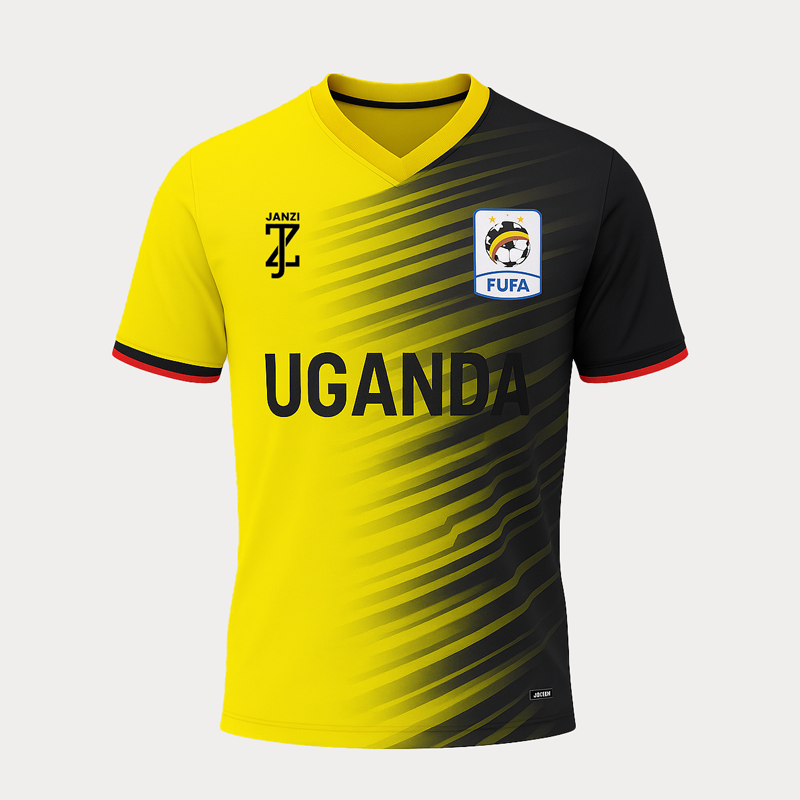 Uganda Cranes Yellow Jersey 2024 Sapatuu